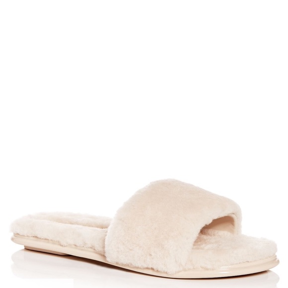 Rebecca Minkoff Shoes - Rebecca Minkoff NWOT Slide Sandals Sheep Skin W 8